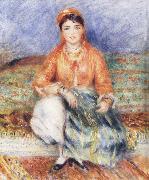 Pierre-Auguste Renoir Seated Algerian Spain oil painting artist